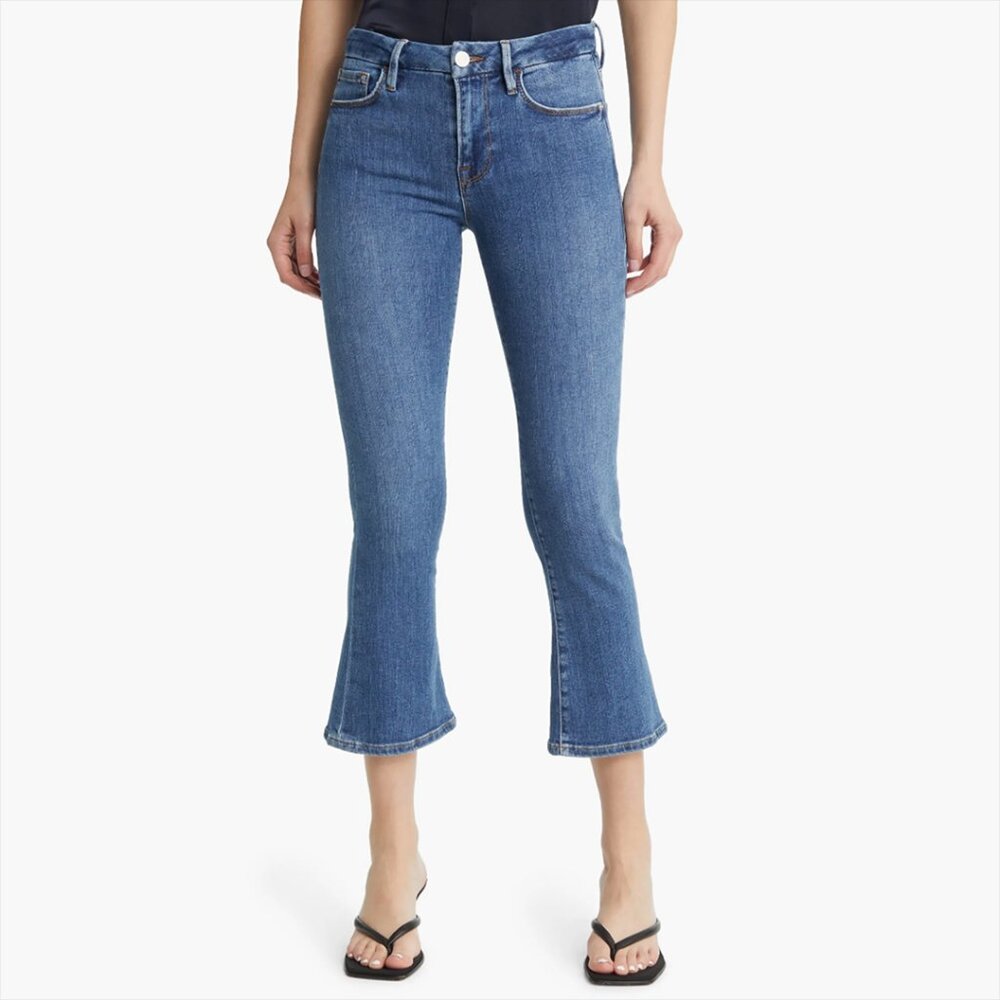 Frame Le Crop Mini Boot in Samson